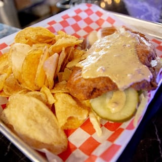 Bavarian Pork Schnitzel Sandwich