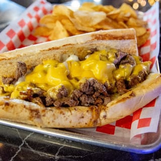 Chopped Cheese Steak Hoagie